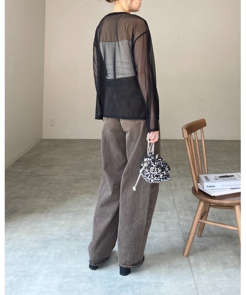 ジェレミースコット シースルー　ロンT ジェレミースコット シースルー ロンT - メルカリ