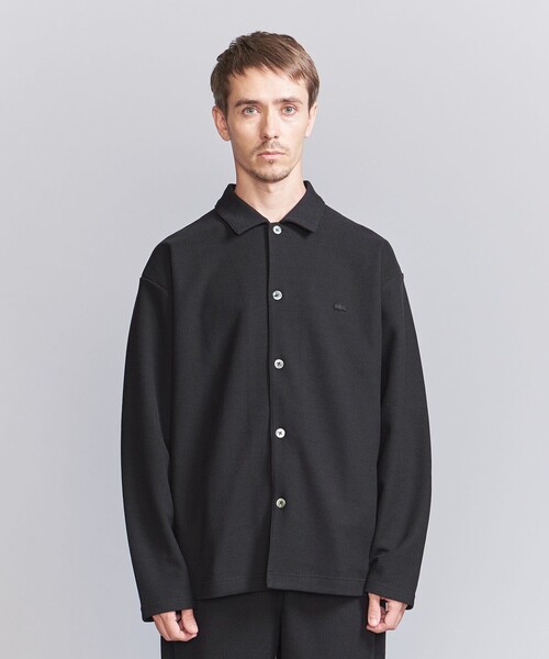 シャツ 「LACOSTE for BEAUTY＆YOUTH」 1トーン シャツ ジャケット 
