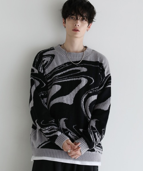 ASTRONOMY セーター ニット Buyer's select/モヘアライクジャガード総