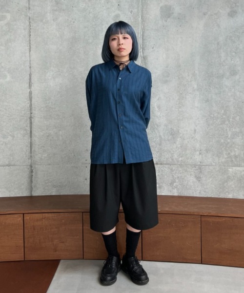 SINSS シャツ Check sheer shirt / チェックシアーシャツ メンズ