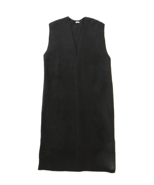 DRESSLAVE ベスト ジレ yak alpaca long gilet(ヤクアルパカ