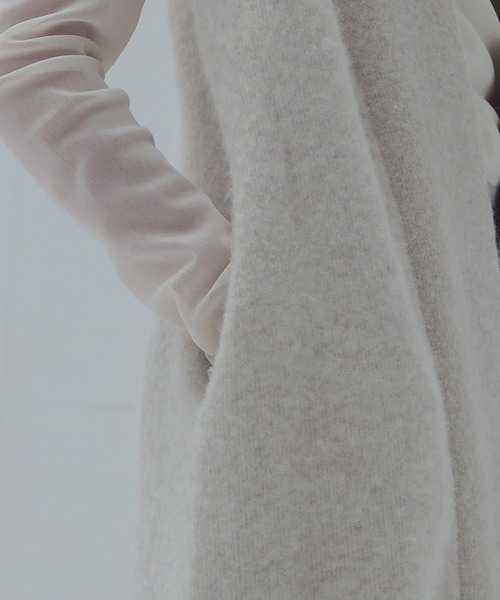 DRESSLAVE ベスト ジレ yak alpaca long gilet(ヤクアルパカ