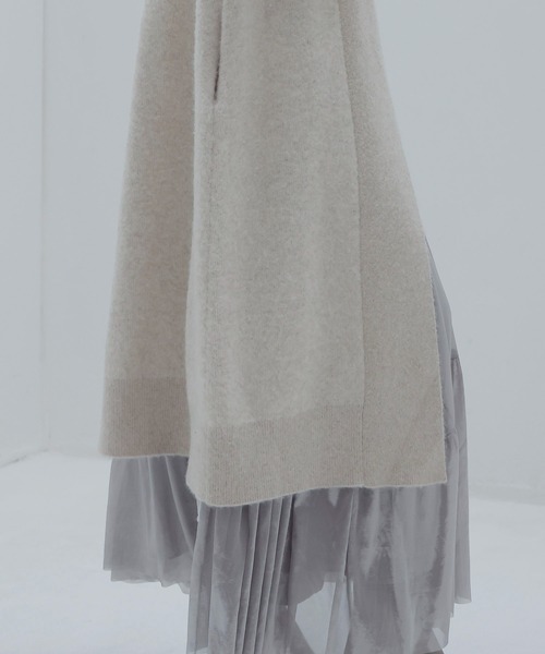 ベスト ジレ yak alpaca long gilet(ヤクアルパカロングジレ) レディース DRESSLAVE ベスト ジレ yak alpaca long gilet(ヤクアルパカ