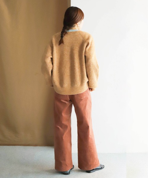 NOMBRE IMPAIR（ノンブルアンペール） パンツ 変形コーデュロイ ワイド