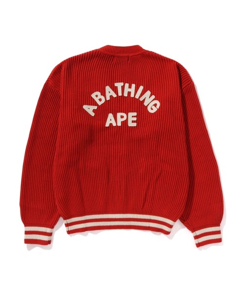 カーディガン A BATHING APE COLLEGE CARDIGAN レディース A BATHING APE カーディガン COLLEGE CARDIGAN レディース