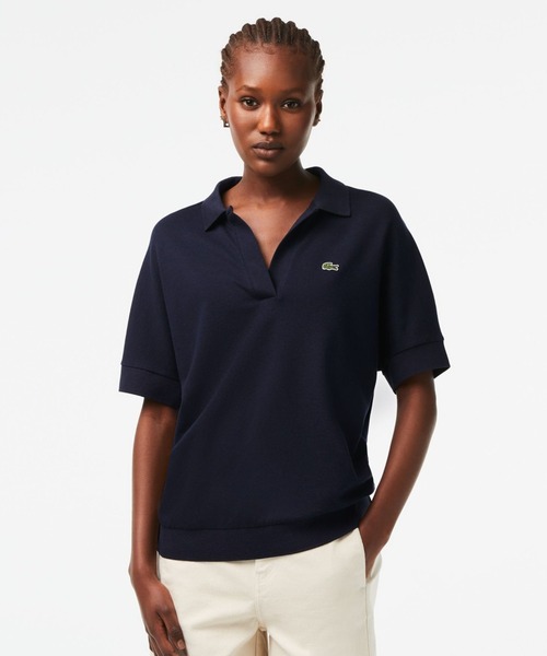 [LACOSTE] рубашка-поло с коротким рукавом S Pink Lady -s