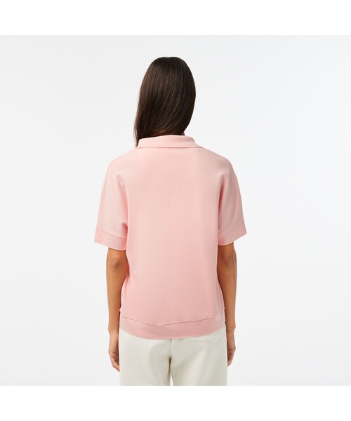 [LACOSTE] рубашка-поло с коротким рукавом S Pink Lady -s
