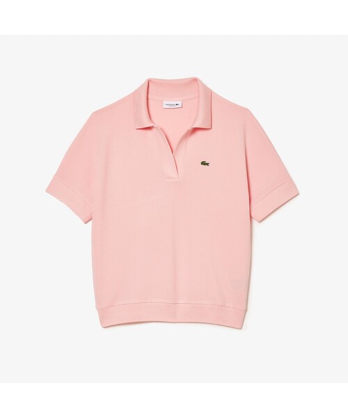 [LACOSTE] рубашка-поло с коротким рукавом S Pink Lady -s