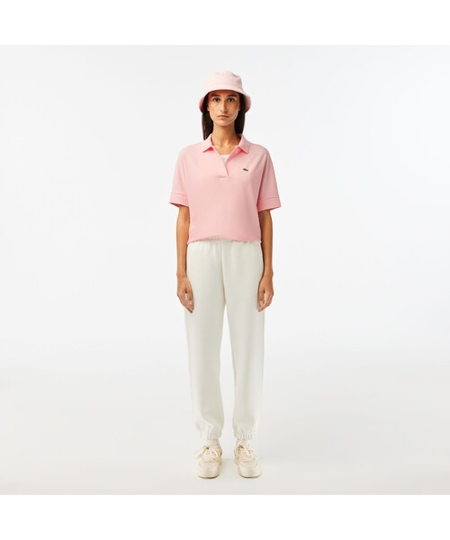 [LACOSTE] рубашка-поло с коротким рукавом S Pink Lady -s