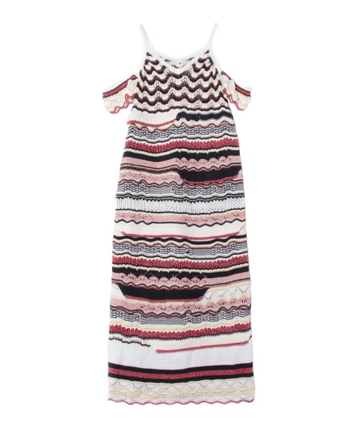 ODAKHA malamute dress ニットワンピース ODAKHA ワンピース malamute / crazy knit dress(クレイジー