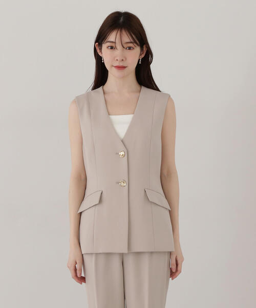 PROPORTION BODY DRESSING ベスト ジレ ノーカラージレ