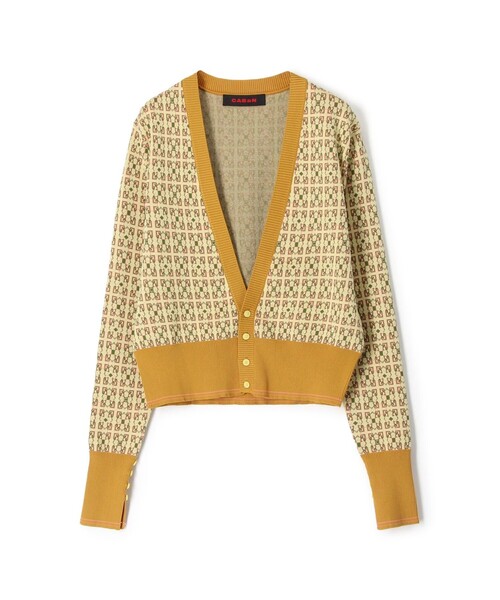 CABaN 「CABaN」 ニットカーディガン FREE イエロー系その他2  