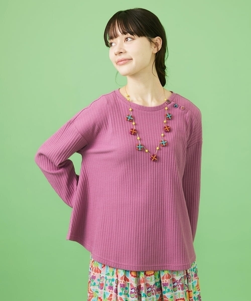 tシャツ Campo フレアリブカットソー レディース