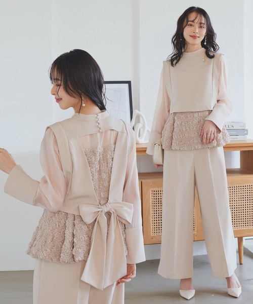 RUIRUE BOUTIQUE（ルイルエブティック） パンツドレス : ZOZOTOWN