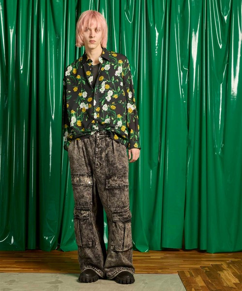 ダブルビッグポケットプライムワイドデニムカーゴパンツmaison special UNISEX》Double Big Pocket Prime-Wide Denim Cargo Pants