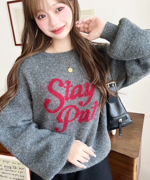✨現行・希少✨バーバリー ビッグロゴ カシミア ニットカーディガン ホースロゴ moment+ ニット セーター ジャガードビッグロゴニットプル