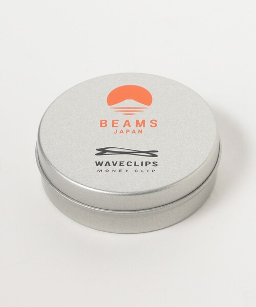 SLOW グレー レザー マネークリップ　beams別注 BEAMS JAPAN（ビームス ジャパン） マネークリップ 「別注」A＆F