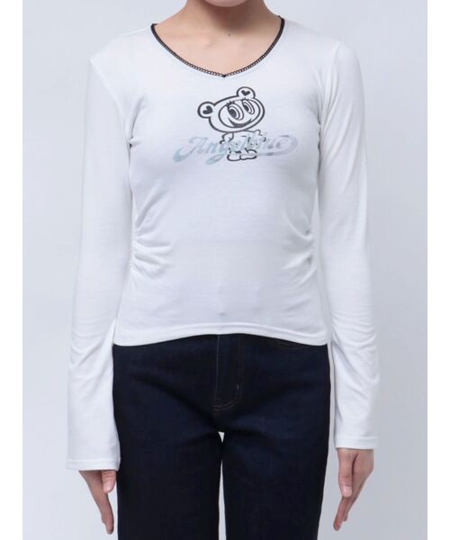 ANGEL BLUE（アパレル） tシャツ 「ANGEL BLUE×EMODA」NECK LACE