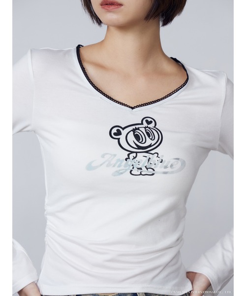 ANGEL BLUE（アパレル） tシャツ 「ANGEL BLUE×EMODA」NECK LACE