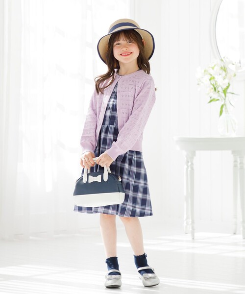ワンピース 「110-140cm」プランタンチェック キッズ 子供服 女の子