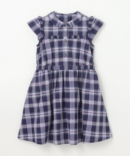 ワンピース 「110-140cm」プランタンチェック キッズ 子供服 女の子