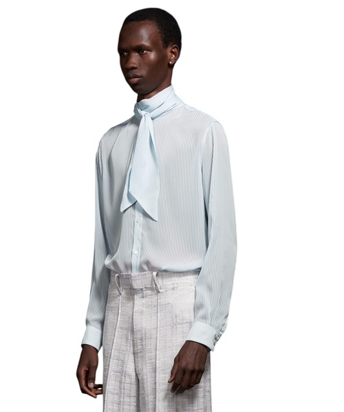 GalaabenD ガラアーベント ボウタイシャツ サイズ44 ブラウス リボン GalaabenD（ガラアーベント） シャツ ヴィーナスリボンシャツ メンズ