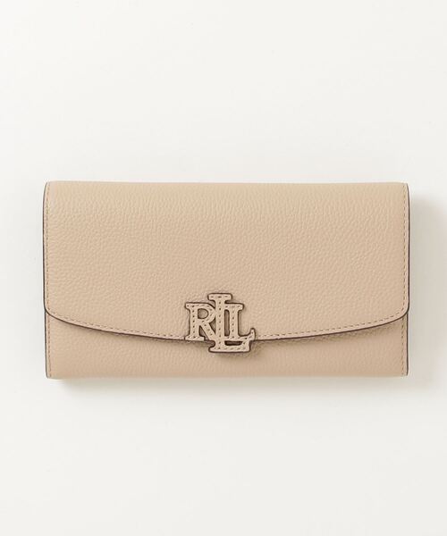 【Ralph Lauren】ペブルド ラージ カメリン フラップ ウォレット RALPH LAUREN｜ペブルド ラージ Cameryn フラップ ウォレット