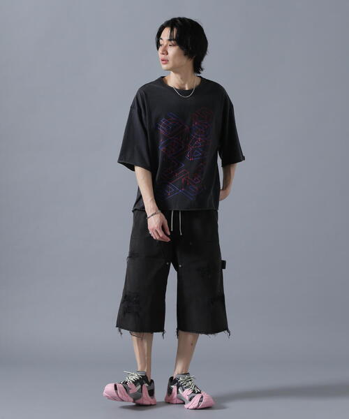 tシャツ DankeSchon/ダンケシェーン/CUTOFF S/S TEE WOMEN レディース メンズ DankeSchon/ダンケシェーン/CUTOFF S/S TEE WOMEN | L.H.P