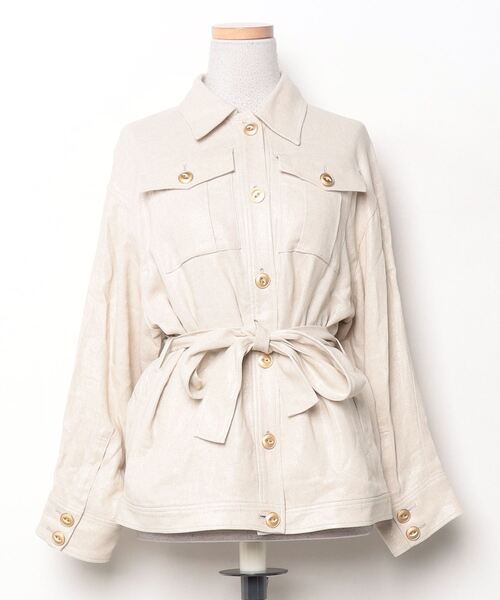 「UNTITLED」 ジャケット 00 ベージュ レディース