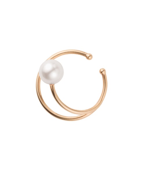 イヤーカフ K18 パール イヤーカフ レディースの画像
