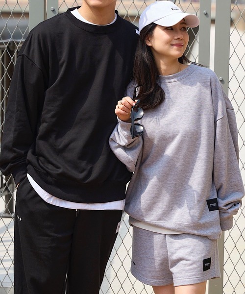 トレーナー スウェット 「 athleta 」ビッグシルエットスウェットトップス レディース メンズ ATHLETA トレーナー スウェット 「 athleta 」ビッグシルエット