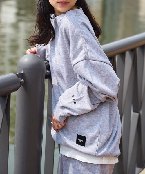 トレーナー スウェット 「 athleta 」ビッグシルエットスウェットトップス レディース メンズ ATHLETA トレーナー スウェット 「 athleta 」ビッグシルエット