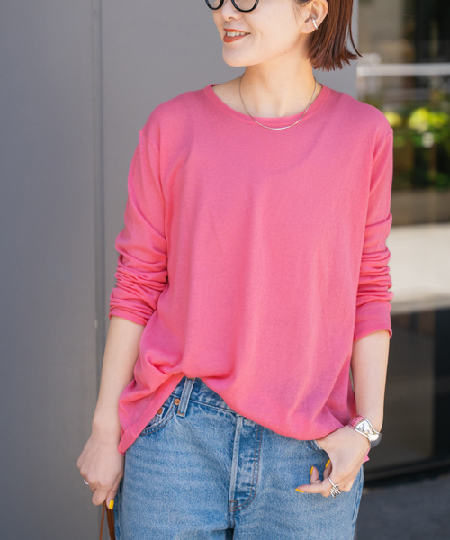 「Spick & Span」 長袖ニット FREE ピンク レディース