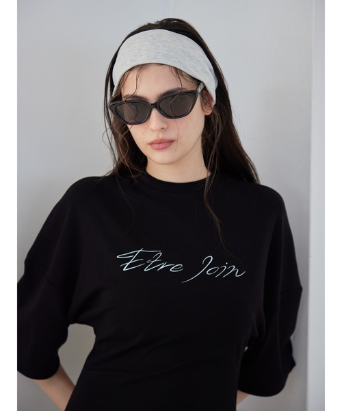 tシャツ Logo T-shirt dress レディース