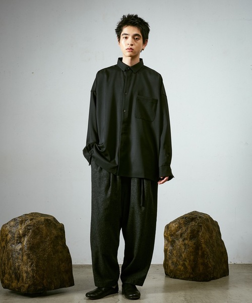 Dulcamara（ドゥルカマラ） シャツ よそいきワイドBOXシャツ メンズ