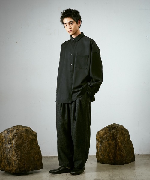 Dulcamara（ドゥルカマラ） シャツ よそいきワイドBOXシャツ メンズ