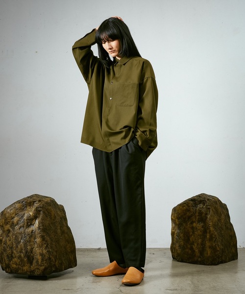 Dulcamara（ドゥルカマラ） シャツ よそいきワイドBOXシャツ メンズ