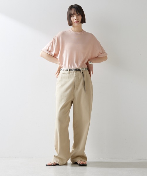 Whim Gazette tシャツ シアービッグTシャツ レディース