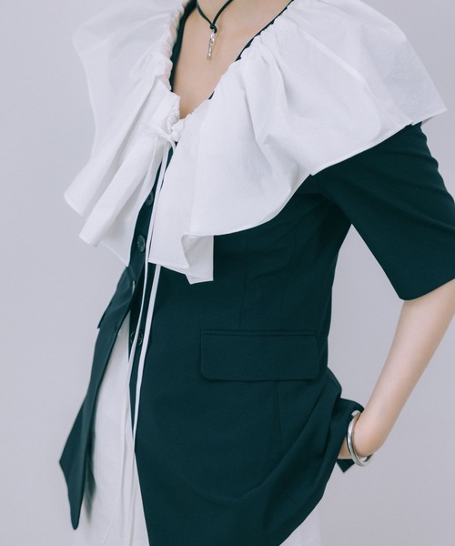 BABYLONE 柳橋唯さんコラボ マルチwayワンピース ブラック 34 BABYLONE 柳橋唯さんコラボ マルチWAYキャミワンピース 黒