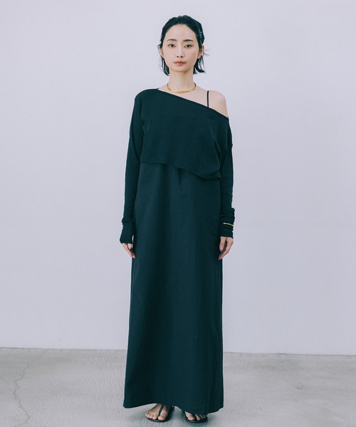 kouok　柳橋唯コラボ　マルチWAYキャミワンピース BABYLONE ワンピース 「柳橋唯さんコラボアイテム」マルチWAY