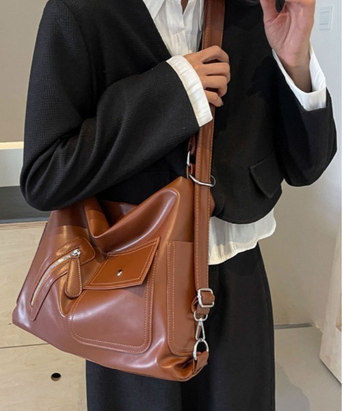 ショルダーバッグ バッグ 2Way レザー ショルダー レディース