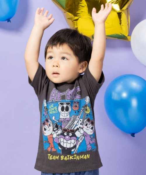 ANPANMAN KIDS COLLECTION tシャツ ヴィンテージライクばいきん