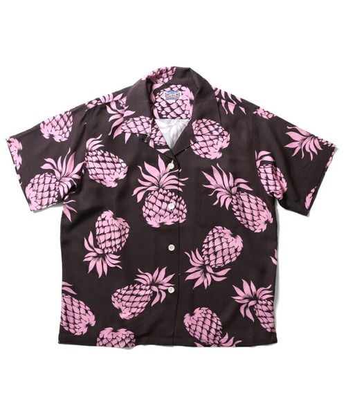 ブラウス シャツ HOUSTON アロハシャツ(PINEAPPLE) レディース メンズ