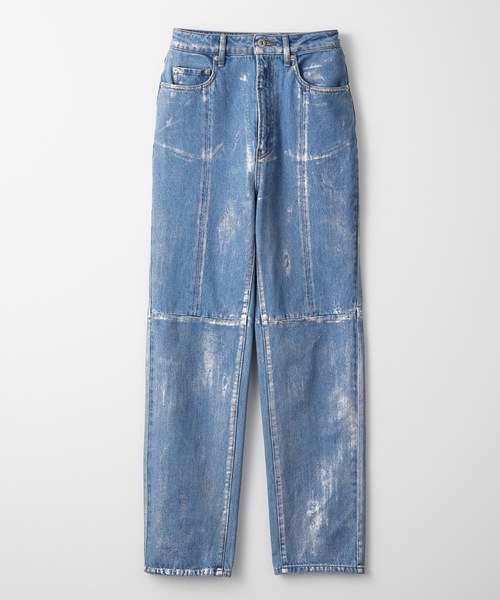 [led.tokyo] Denim брюки 2 черный женский 