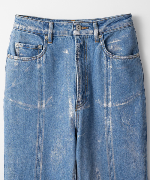[led.tokyo] Denim брюки 2 черный женский 