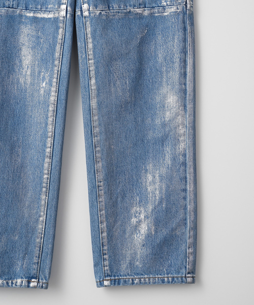 [led.tokyo] Denim брюки 2 черный женский 