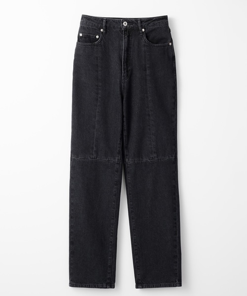 [led.tokyo] Denim брюки 2 черный женский 