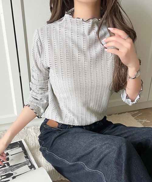 classicalelf（クラシカルエルフ） tシャツ 肌見せしすぎず、ほんのり