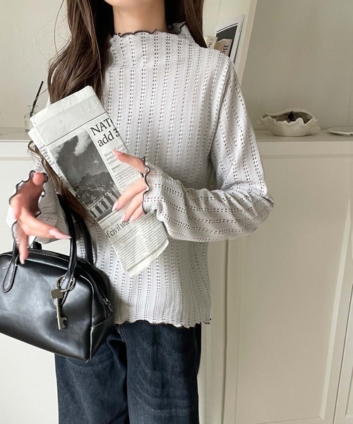 classicalelf（クラシカルエルフ） tシャツ 肌見せしすぎず、ほんのり