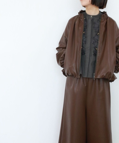 Marilyn Moon（マリリンムーン） ブルゾン アウター soft eco-leather